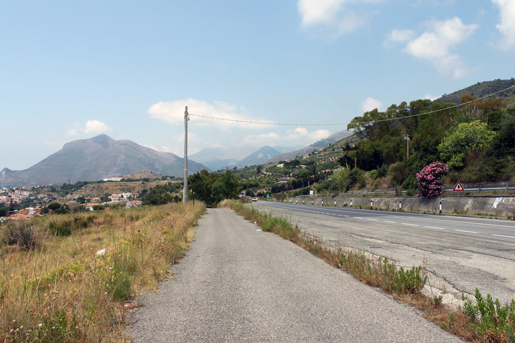 Ett stopp längst Italiens kust i provinsen Cosenza